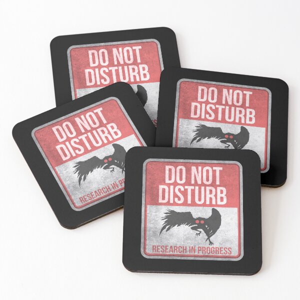 Item preview, Do Not Disturb - Mothman Research In Progress designed and sold by NatIntrovertSoc.