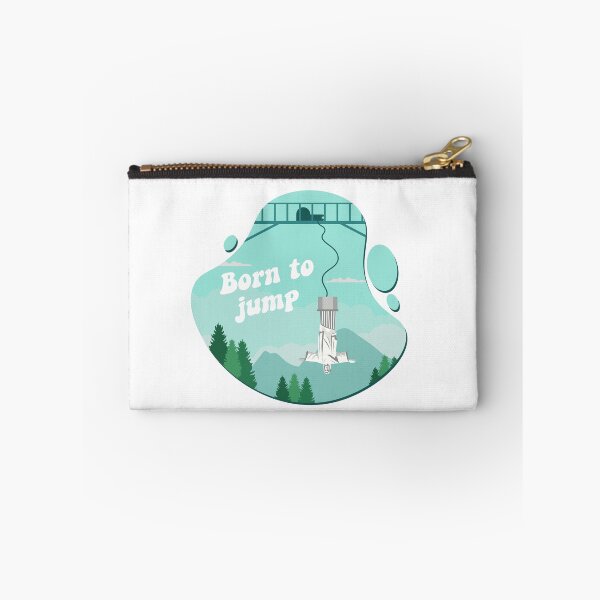 Item preview, Funny Bungee Jumping Design - Born to Jump designed and sold by Salukeart.