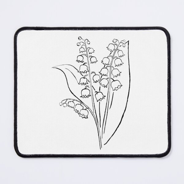 Item preview, Lily of the Valley Drawing May Birthday Flower designed and sold by Digi Artworks Store.