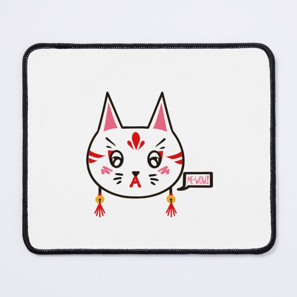 Item preview, Me-wow! Kitsune Mask Kitty designed and sold by SavvySalamander.