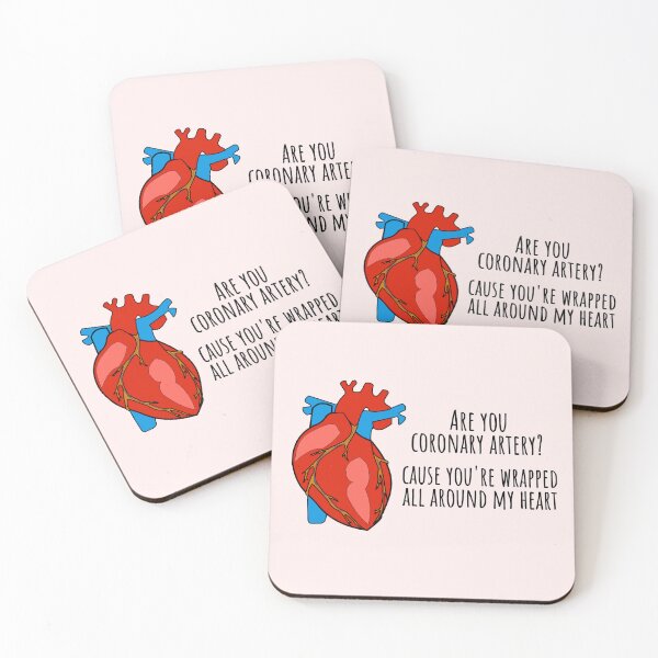 Item preview, Are you coronary artery? - Funny Medical Puns - Heart Cardiology Illustration - For Doctors, Nurses, Pre Med, Healthcare Professionals, Medical School | Human Anatomy | Medical Musings  designed and sold by Medical Musings.