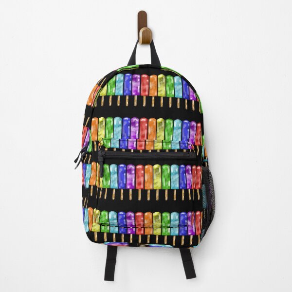 Item preview, Rainbow Popsicles With Black Background designed and sold by missmann.