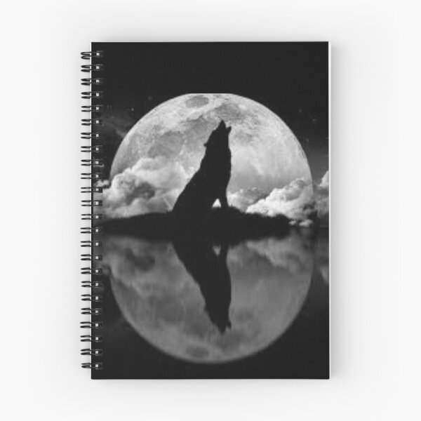Item preview, The wolf on a moonlit night designed and sold by ABDO-TSHIRT.
