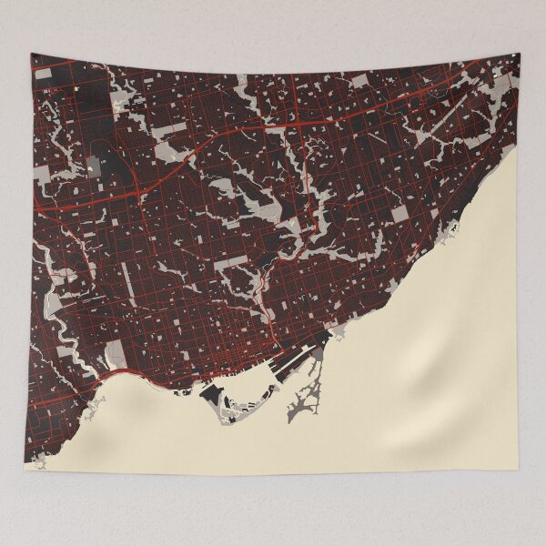 Item preview, Toronto City Map of Canada - Vector designed and sold by deMAP.
