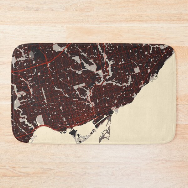 Item preview, Toronto City Map of Canada - Vector designed and sold by deMAP.