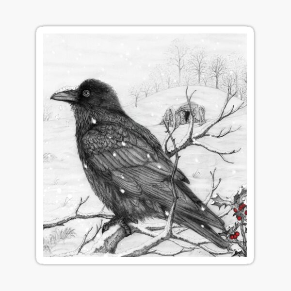 Item preview, Midwinter Raven designed and sold by PhilipHarvey.