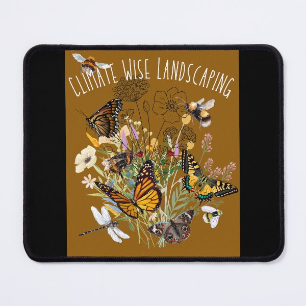 Item preview, Climate Wise Landscapes Pollinator Colorful Eco-Friendly Design designed and sold by EarthArtDesigns.