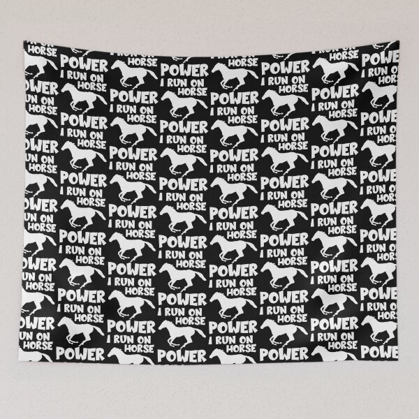 Item preview, I Run On Horse Power designed and sold by TheAnimalZ00.