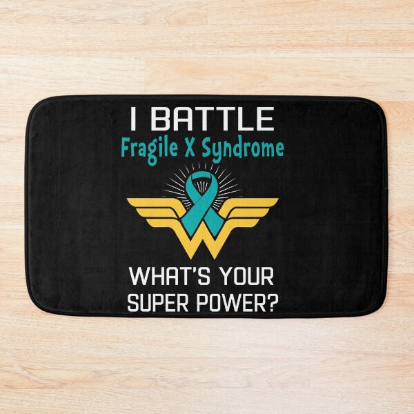 Item preview, I Battle Fragile X Syndrome What's Your Super Power Support Fragile X Syndrome Warrior Gifts  designed and sold by Sabfit.