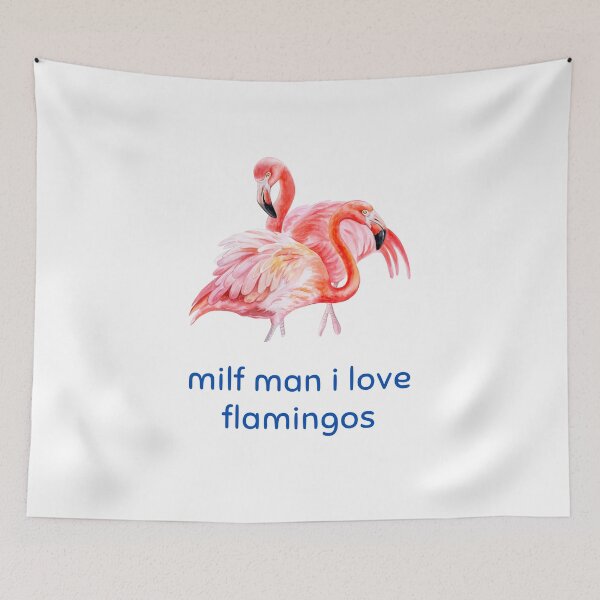 Item preview, Funny Love Hot Milfs For Love Hot Mom For I Hot Moms Gift Milf Man I Love Flamingos Funny Flamingo Lover designed and sold by ROBOUE.