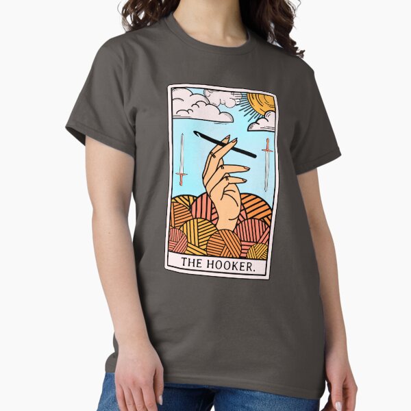 Vista previa del artículo con la obra «La Carta del Tarot de la Prostituta Original», diseñado y vendido por PinkSheepMerch.