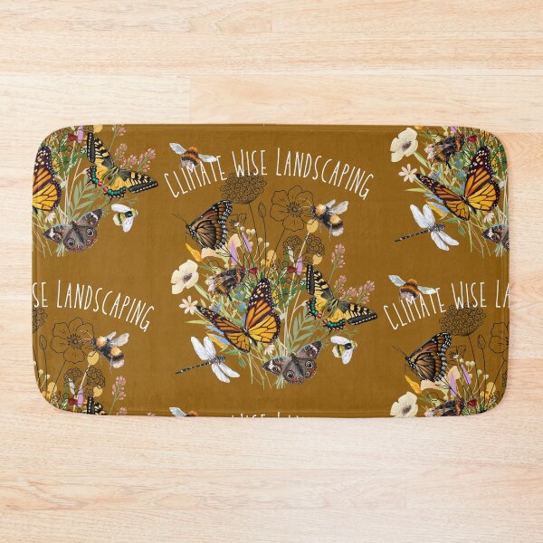 Item preview, Climate Wise Landscapes Pollinator Colorful Eco-Friendly Design designed and sold by EarthArtDesigns.