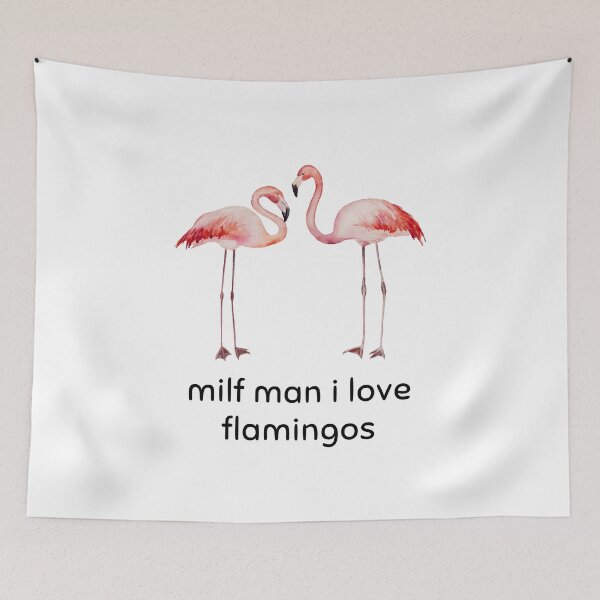 Item preview, Funny Love Hot Milfs For Love Hot Mom For I Hot Moms Gift Milf Man I Love Flamingos Funny Flamingo Lover designed and sold by ROBOUE.