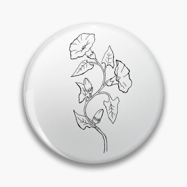 Item preview, September Birth Flower Morning Glory Art designed and sold by Digi Artworks Store.