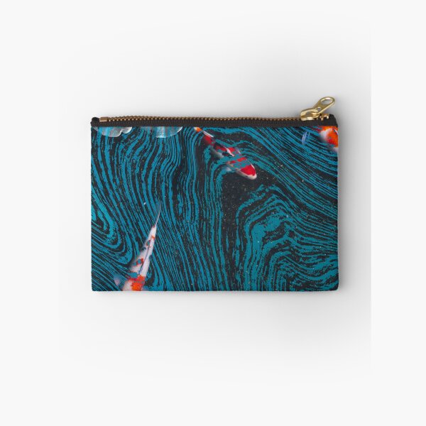 Item preview, Koi Waters Mixed Collage with Deep Blue Pool designed and sold by Punderstandable.