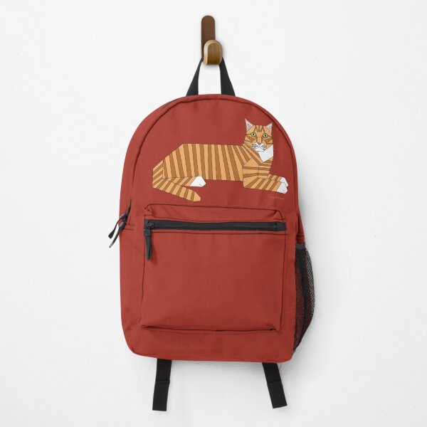 Item preview, Geometric Orange Tabby Cat without background designed and sold by Caseymakesart.