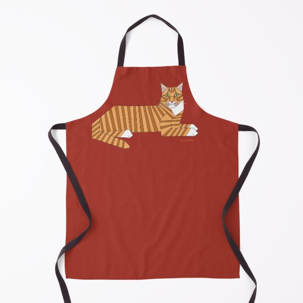 Item preview, Geometric Orange Tabby Cat without background designed and sold by Caseymakesart.