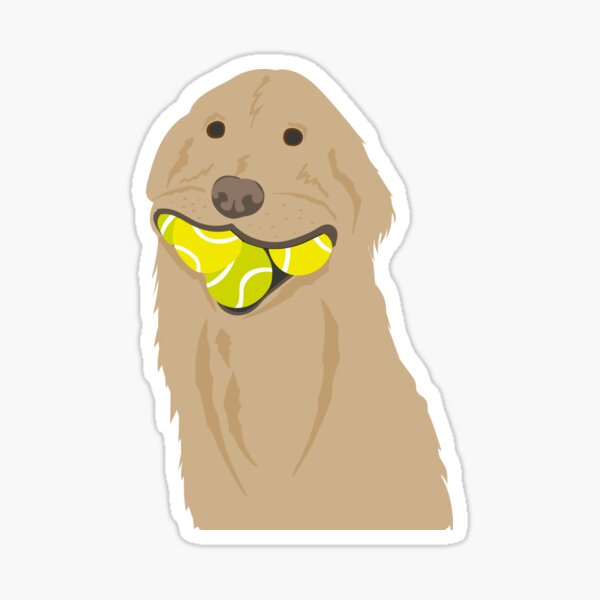 Item preview, Funny Golden Retriever Tennis Balls designed and sold by Hannah-Ratcliff.