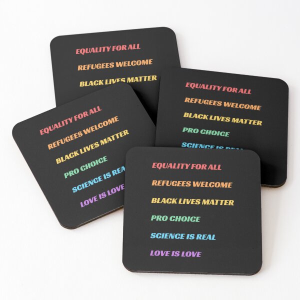 Item preview, HUMAN RIGHTS MANIFESTO Rainbow text sticker pack designed and sold by Inspirationmotivation.