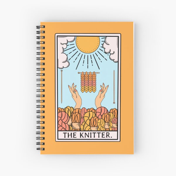 The Original Knitter Tarot Card Spiral Notebook