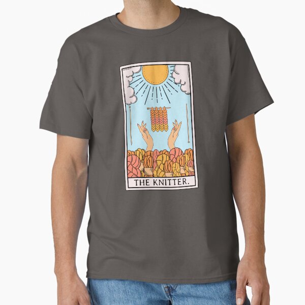 Item preview, The Original Knitter Tarot Card designed and sold by PinkSheepMerch.