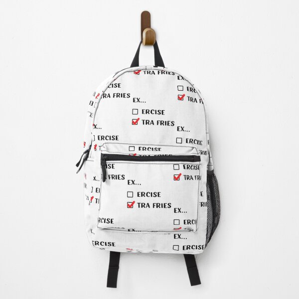 Item preview, Exercise Extra Fries | Funny Check Box design designed and sold by appareltolove.