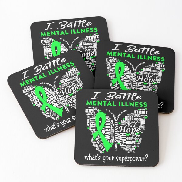 Item preview, Mental Illness Warrior - I Battle Mental Illness What is your Superpower? designed and sold by KirstybShop.
