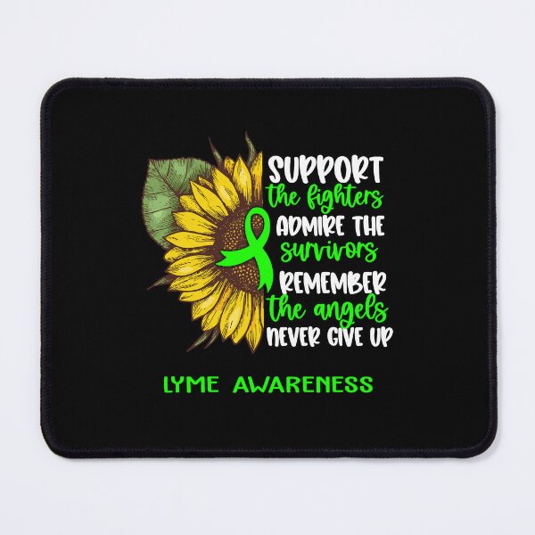 Item preview, Lyme Awareness - Support the Fighters Admire the Survivors Remember the Angels Never Give Up designed and sold by whlrcheryl.