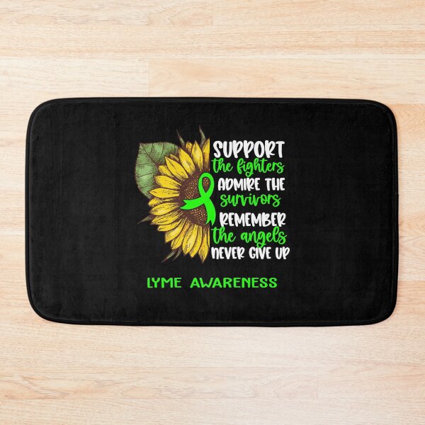 Item preview, Lyme Awareness - Support the Fighters Admire the Survivors Remember the Angels Never Give Up designed and sold by whlrcheryl.