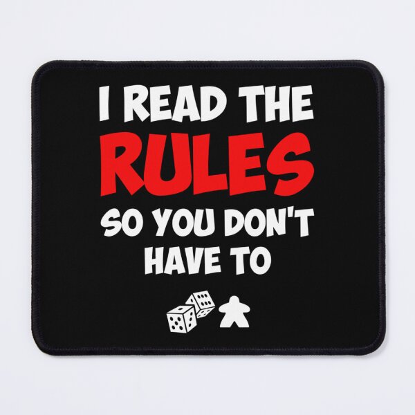 Item preview, I Read The Rules Funny Board Game Classic T-Shirt designed and sold by avickieww80.
