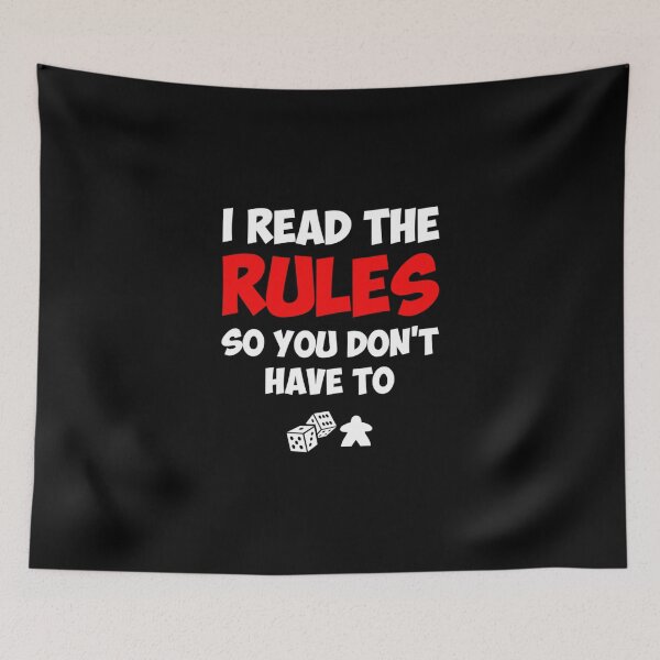 Item preview, I Read The Rules Funny Board Game Classic T-Shirt designed and sold by avickieww80.
