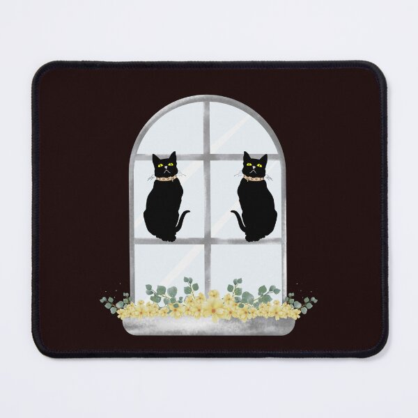 Item preview, Cats Sitting on Window Sill designed and sold by TheCatmeow2000.