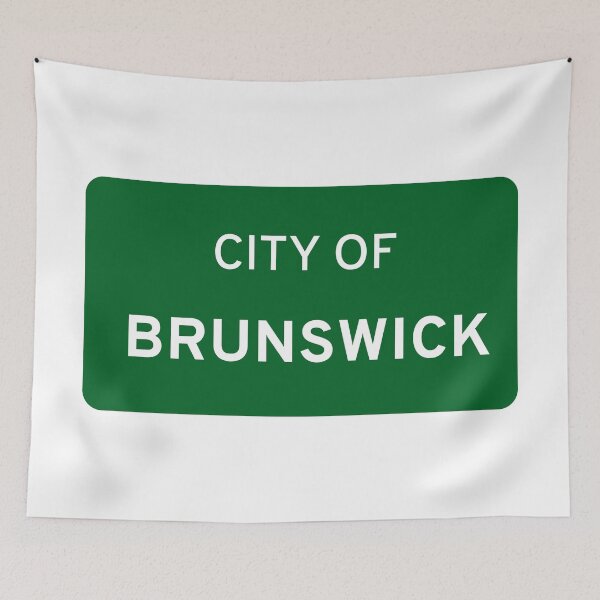 Item preview, City of Brunswick Sign designed and sold by Runnerg1rl.