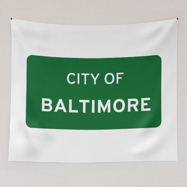 Item preview, City of Baltimore Sign designed and sold by Runnerg1rl.