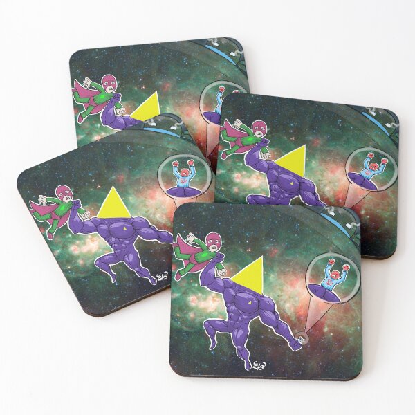 Item preview, Triangle Man VS Person Man VS Particle Man VS Universe Man designed and sold by stygiansatyr.