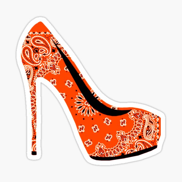Red Bottom Heels Sticker for Sale by meliagrace