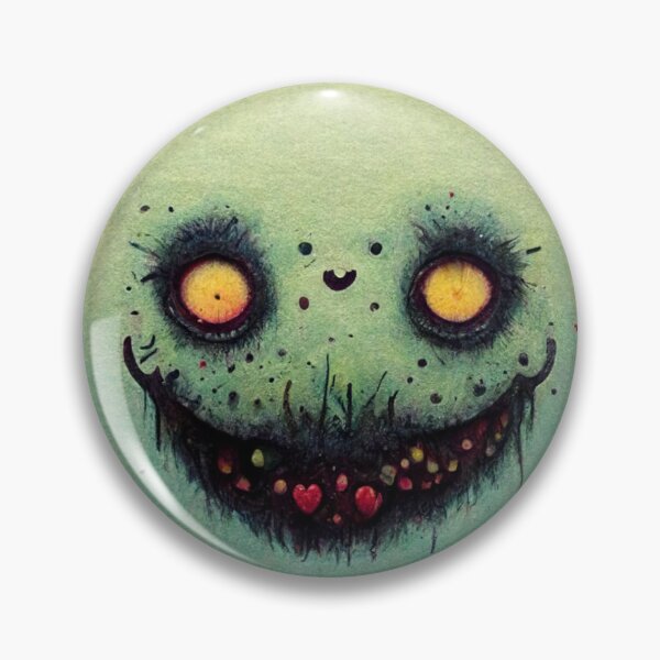 Item preview, Creepy Zombie Smiley Face version 3 designed and sold by SmileyDan.