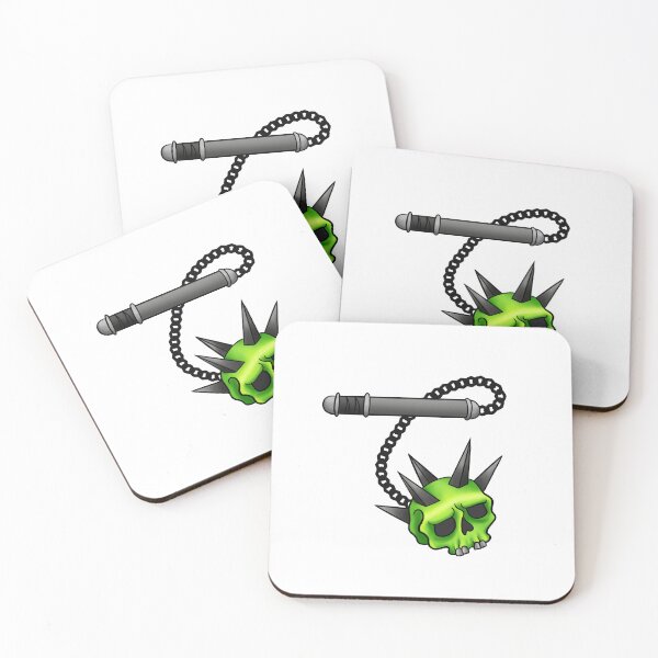 Item preview, Green skull mace designed and sold by Megikyu.