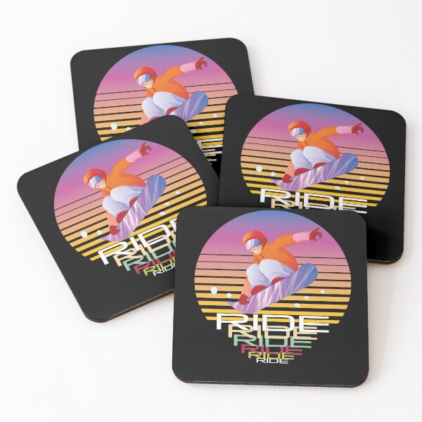 Item preview, Ride Snowboard Vintage Sunset Distressed Snowboarder designed and sold by CHOOSEYOURS SHOP.