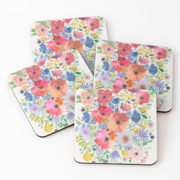 Item preview, Watercolour florals designed and sold by pigmentandgrain.