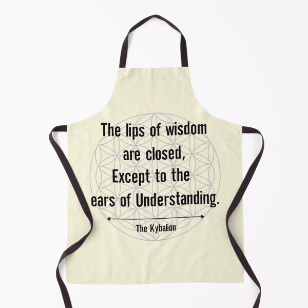 Item preview, Kybalion Hermetic Wisdom Quote Flower of Life designed and sold by AstralRadiance.