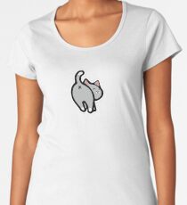 Bitmoji Cat Butt Shirt - HQ Women's Premium T-Shirt
