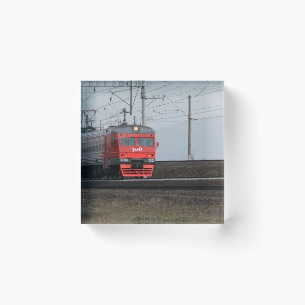 Item preview, Commuter train Russian Railways in motion  designed and sold by mrivserg.