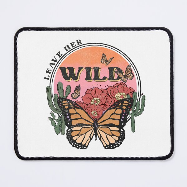 Item preview, Leave Her Wild Butterfly Cactus Desert Western Cowgirl  designed and sold by ElishaKayne.
