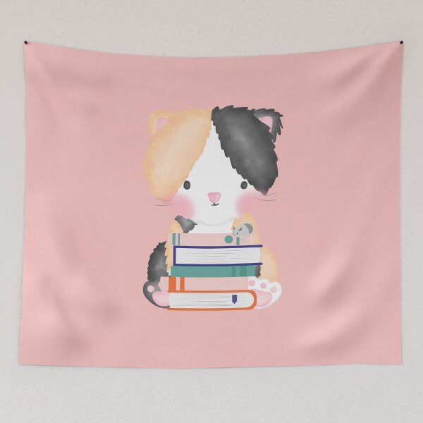 Item preview, Muffin the Sweet Book Cat designed and sold by tmdaliggr.
