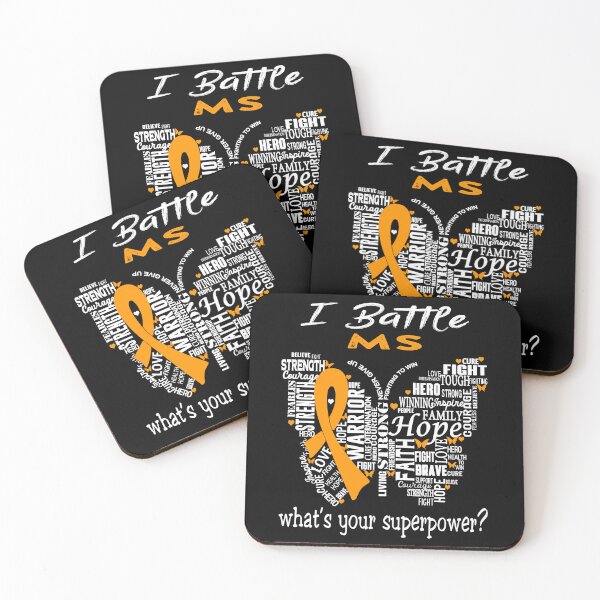Item preview, MS Warrior - I Battle MS What is your Superpower? designed and sold by KirstybShop.