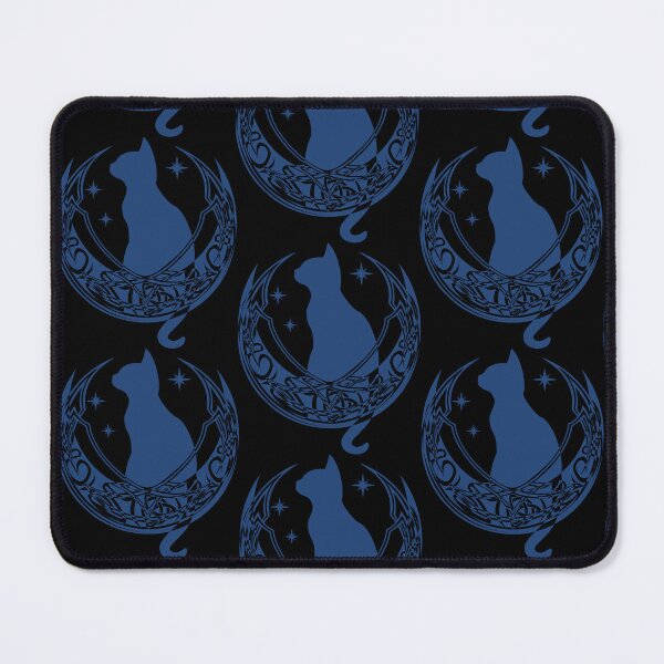 Item preview, Blue Celtic Moon Cat Stars designed and sold by Depic Spirit.