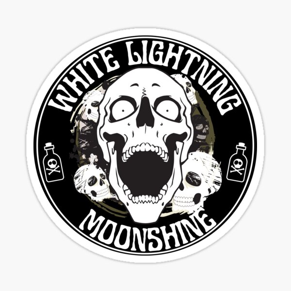 Item preview, White lightning moonshine designed and sold by outlaw70.