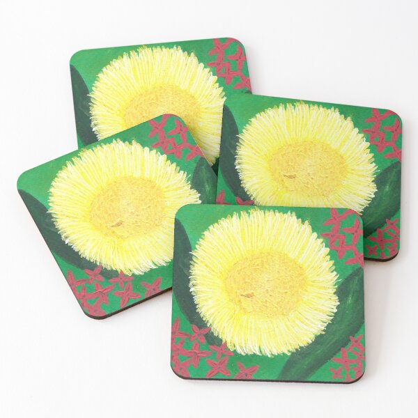 Item preview, Ice Plant and Ixora Flowers designed and sold by Janine-Brewster.