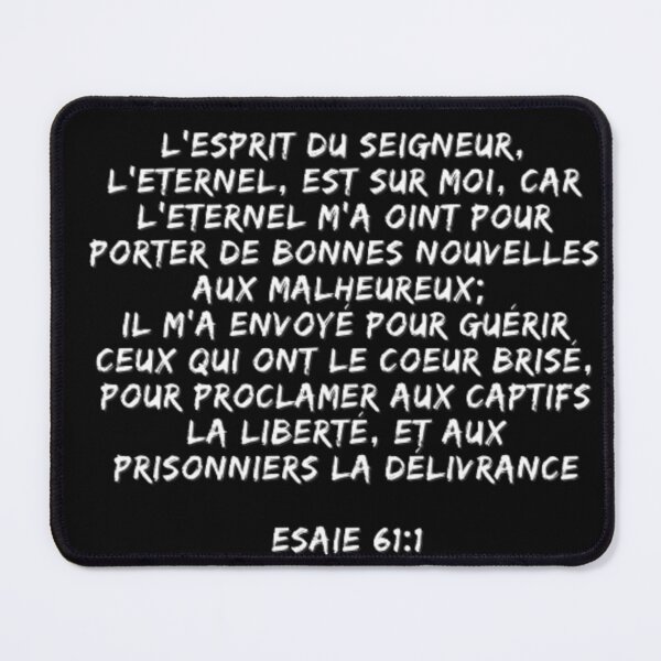 Aperçu de l'œuvre Esaïe 61:1 créée et vendue par CherishedCloset.